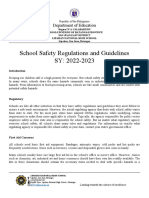 Guidelines and Safety Regulation (2022-2023)