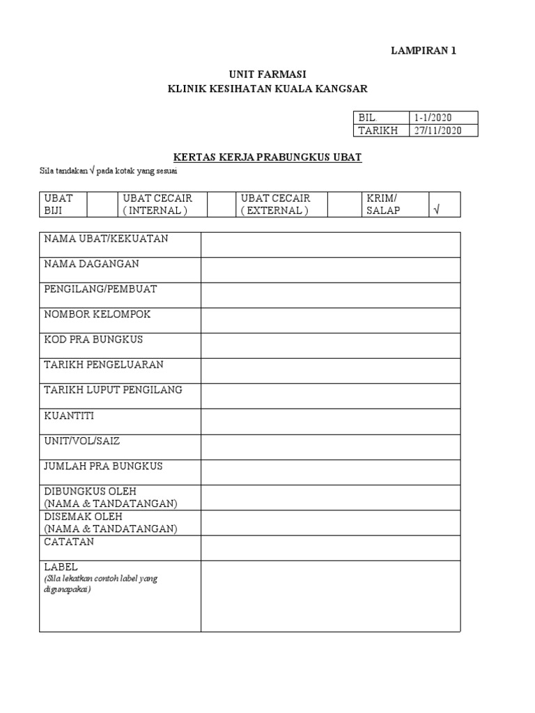 Prabungkus Ubat CREAM | PDF