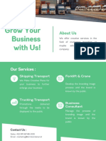 Green Gradient Company Flyer