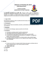 Convocatoria Futsal Varones.