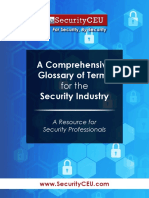 Wis Glossary of Terms For The Security Industry.