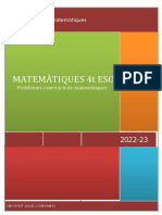Dossier Matemàtiques 4ESO 22 23