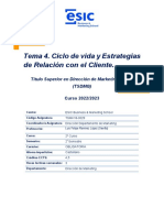 Tema 4 Ciclo de Vida y Estrategias de Relación Con El Cliente PDF