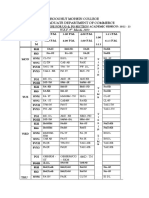 Routine Offline New B Com Sem 4 6 For UG PG Wef March 9 2023 PDF