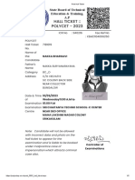 Print Hall Ticket PDF