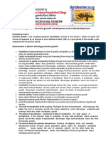 Economic Chapter 6 Economic Growth Development and Under Development PDF