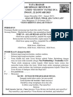 Liturgi 22 Januari 2023 - Bentuk IV PDF