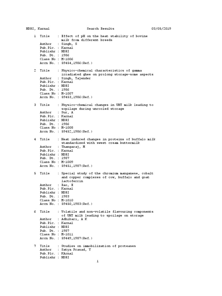 Dairy Chemistry PDF Milk Sugar Substitute