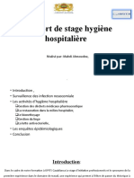 Rapport de Stage Hygiène Hospitalière