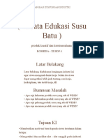 (Wisata Edukasi Susu Batu) : Laporan Kunjungan Industri