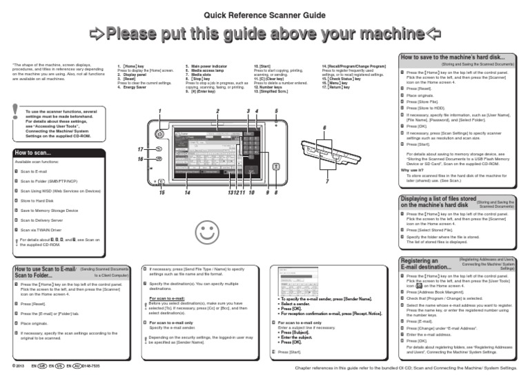 Quick Reference Scanner Guide | PDF | Image Scanner | Computer File