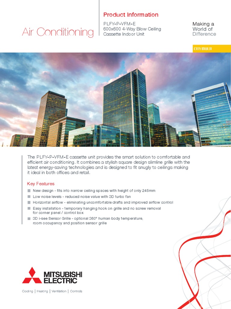 Plfy P32VFM E1 | PDF | Air Conditioning | Manufactured Goods