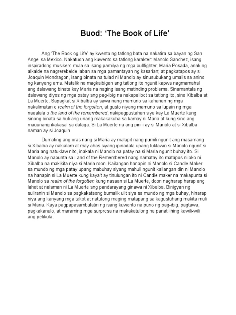 Buod | PDF