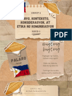Anyo NG Komunikasyon PDF