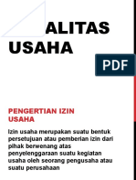 Legalitas Usaha