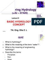 Lecture 1 - Hydrology Concept PDF