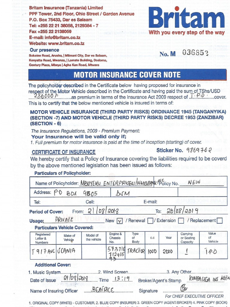 Cover Notes | PDF