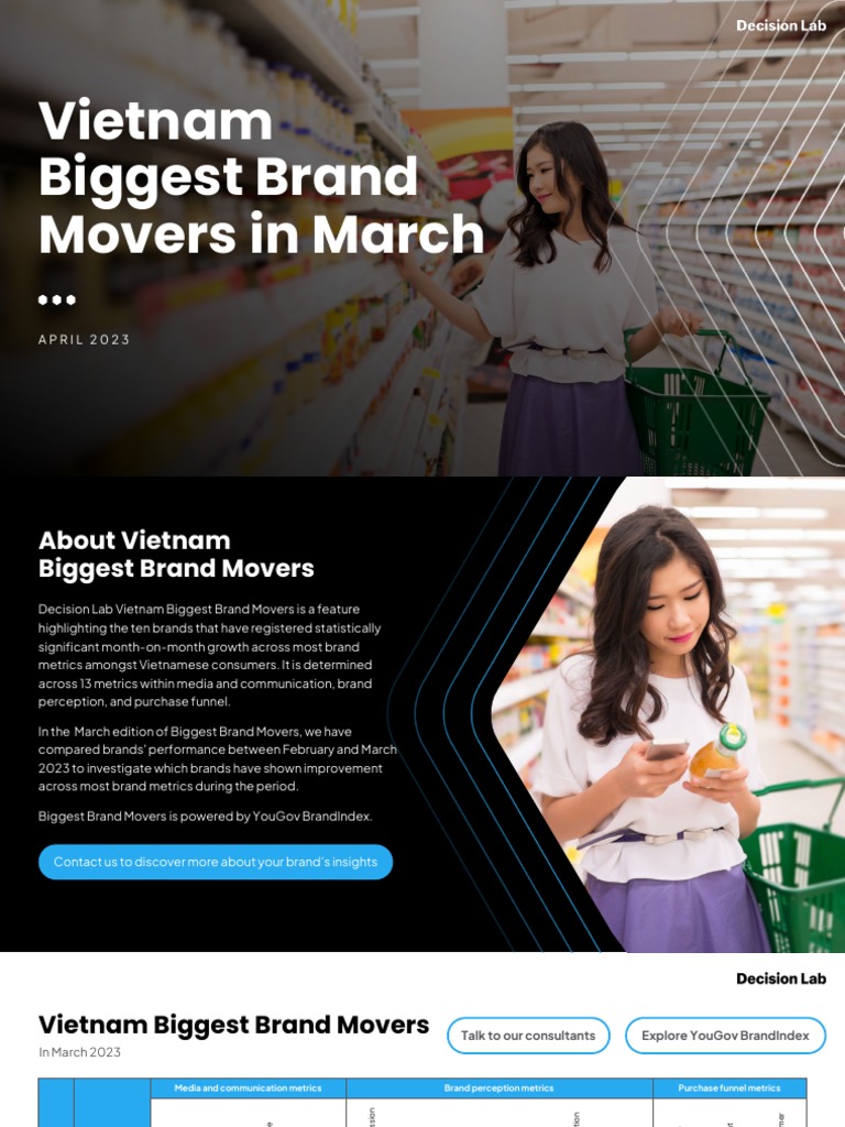 Decision Lab Vietnam Biggest Brand Movers For March 20233 PDF