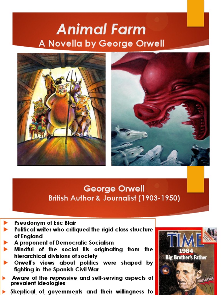 Unit 3.1 Animal Farm by George Orwell Presentation | PDF | Joseph ...