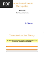 Transmission Lines Part 1 (TL Theory)