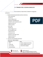 Latihan Bab 11 Transaction, Locking Deadlock
