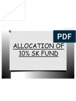 Allocation of 10% SK Fund