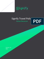 Signify Travel Policy