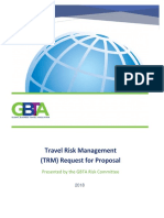 Gbta Travel Risk Management TRM RFP - 2018