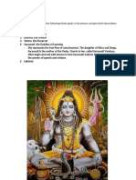 Hindu gods identification and powers assessment