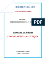 Comptabilite Analytique L2 Seg 2023 PDF