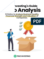 English Ebook - Ratio Analysis by True Investing PDF