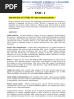 Unit-1 Notes (Mobile Computing) PDF