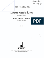 Fran Aix 5 Piccoli Duetti - Arp PDF