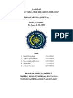 Makalah Manajemen Operasional - Kelompok 6 - Pertemuan 6 PDF