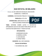 Tasas de interés nominales del sistema financiero ecuatoriano 2000-2019