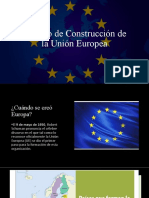 Proceso de Construcción Unión Europea