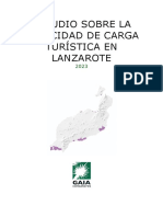 Estudio Sobre La Capacidad de Carga de Lanzarote