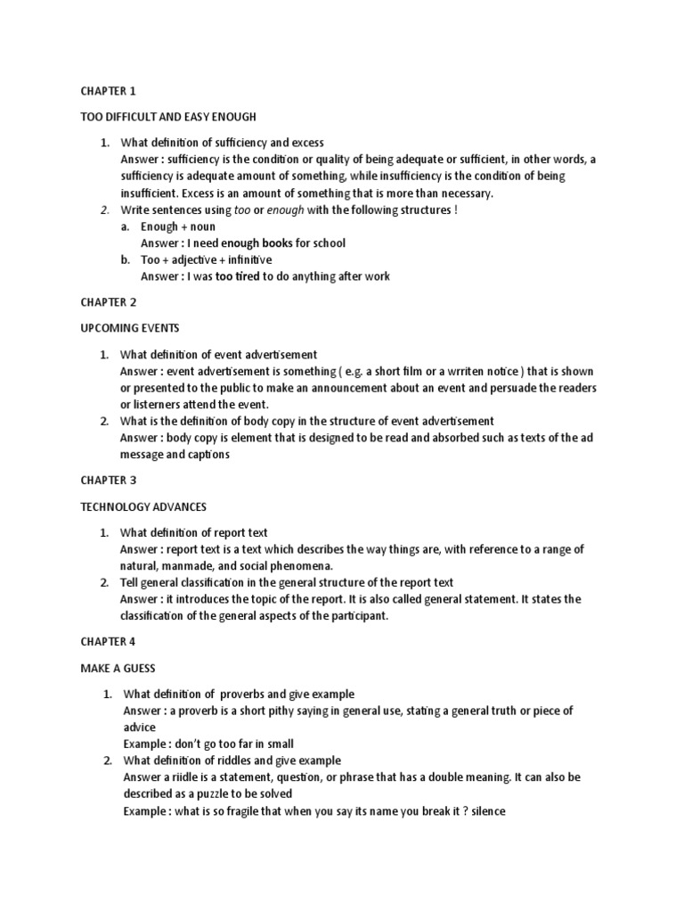 Bahasa Dan Sastra Inggris PDF Riddle Definition