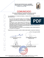 16-08-20 COMUNICADO 020 - Trabajo Semipresencial y Coordinacion PDF