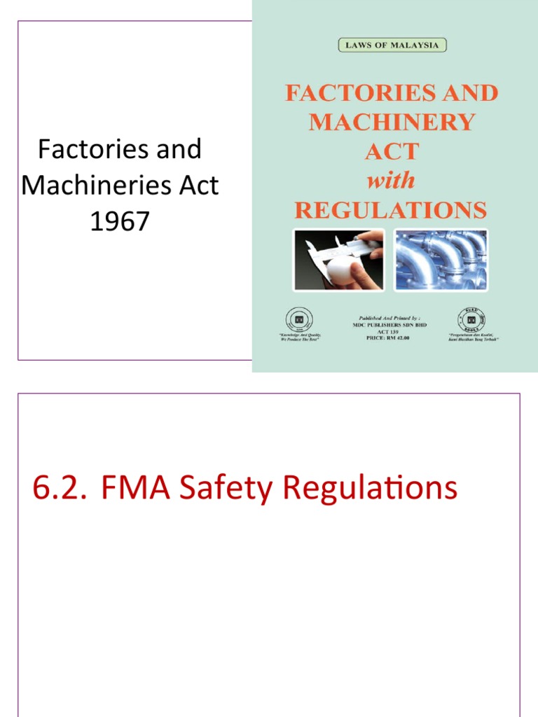 FMA 1967: Safety Regulations Overview | PDF | Elevator | Machines