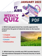 Current Affairs 1st Week January 2023 - TripleS - 14737363 - 2023 - 04 - 13 - 14 - 05 PDF