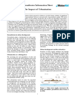 Impact Urbanisation Groundwater Quality PDF