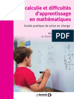 Dyscalculie et difficultés 34 pages