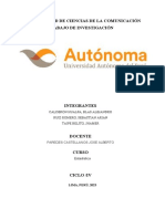 Informe Estadistica