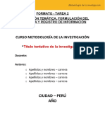 Formato T2 Metodologia de La Investigacion