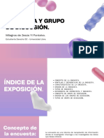 Encuesta y grupo de discusión