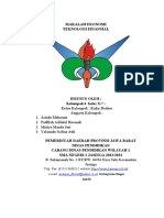 Makalah Ekonomi Teknologi Finansial