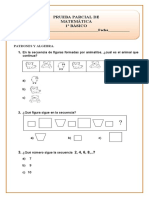 Patrones y Algebra (1) 3 Basico