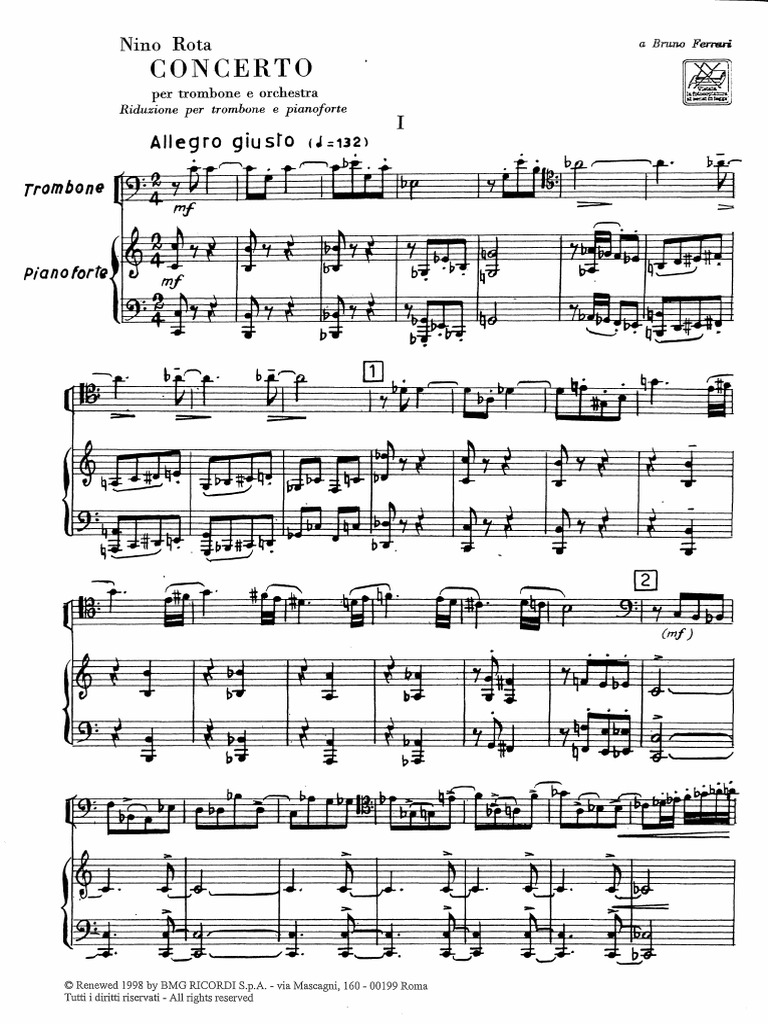 Nino Rota Piano PDF | PDF