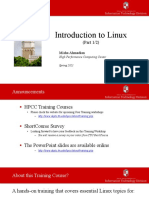 Introduction To Linux 1 Feb 2 2021